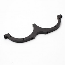 S&amp;S Cycle Bracket, Inner, Muffler Clamp, 1/4-20 Hardware, Outside Process, 3.5" Dia., Anodized 551-0778