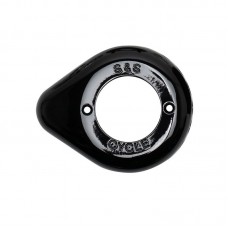 S&amp;S Cycle Cover, Air Cleaner, Stealth, Mini-Teardrop, Air Stinger, Powdercoated, Black 170-0686