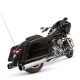 S&amp;S Cycle Exhaust System, Complete, 50 State, 2 Into 2, CARB EO# K-010-15, Chrome, Black Thruster, 2009-2016 Touring 550-0677B