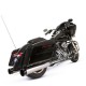 S&amp;S Cycle Exhaust System, Complete, 50 State, 2 Into 2, CARB EO# K-010-15, Chrome, Black Tracer, 2009-2016 Touring 550-0678B