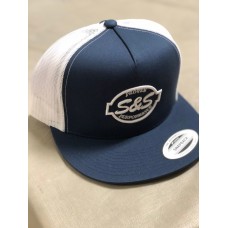 S&S Cycle Hat, Trucker, S&S Cycle, Snapback, One Size Fits All, Matte Navy 510-0736 S&S Cycle Hat, Trucker, S&S Cycle, Snapback, One Size Fits All, Matte Navy 510-0736