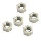 S&S Cycle Nut, Throttle Shaft, HH, M7 x 1-6H x .215", Nickel, Steel, 5 Pack 11-2363 S&S Cycle Nut, Throttle Shaft, HH, M7 x 1-6H x .215", Nickel, Steel, 5 Pack 11-2363