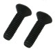 S&amp;S Cycle Screw, Air Cleaner Mounting, 1/4-20 x 1", Black, 2 Pack 500-0711