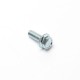 S&amp;S Cycle Screw, Flanged, 3/8-16 x 1", Zinc Plated 500-0877