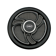 S&S Cover, Air Cleaner, Torker, Gloss Black 170-0206
