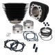 S&amp;S Cycle 1200cc Cylinder and Piston Kit For 1986-'03 Sportster Models and 1994-'02 Buell Models with S&amp;S Super Stock Cylinder heads - Wrinkle Black Finish 910-0696