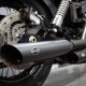 S&amp;S Cycle Slash Cut Slip-On Mufflers Black with Slash Down End - 3.25" for 1995-2009 Dyna models with staggered exhaust (FXD, FXDB, etc) 550-0720