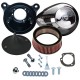 S&S Cycle Stealth Air Cleaner Kit with Chrome Air Stream for 2001-'17 bt with Delphi EFI, Except Throttle by Wire 170-0479