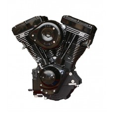 S&amp;S Cycle V124 Black Edition Engine for 1984-'99 Carbureted Chassis 310-0925