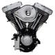S&S Cycle V80R Complete Assembled 50 State Legal Engine for 1984-'98 Carbureted Non-Catalyst Big Twins - Black Finish 31-9150