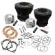 S&S Cylinder, Kit, 3-7/16″ Bore, 5.330″, 3-31/32″ Stroke, 106-5495, Gloss Black, 8.0:1 Compression, 1966-’84 bt 91-9013
