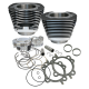 S&S Cylinder, Kit, 3.927″ Bore, 4.937″, 4″ Stroke, 106-3688, WBlack, 1999-’06 bt, 11 Fin 910-0205