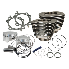 S&S Cylinder, Kit, 3.937" Bore, CP Pistons, 4.937", WBlack, Twin-Cooled