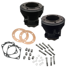 S&S Cylinder, Set, 3-5/8″ Bore, 5.363″, w/ Gaskets & Hardware, Gloss Black, 1966-’84 bt 91-9030