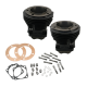 S&S Cylinder, Set, 3-5/8″ Bore, 5.630″, w/ Gaskets & Hardware, Gloss Black, 1966-’84 bt 91-9300