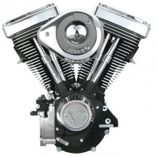 S&S Engine, Assembled, V80, Super E, Super Stock Ignition, 508 Cam, Wrinkle Black, Cast, 1984-’99 bt 310-0238