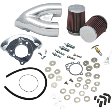 S S Induction Kit Intake Runner Super E G Chrome 4 1 8 Bore Ss Ss T S S V Series 170 0084 Vital V Twin Cycles
