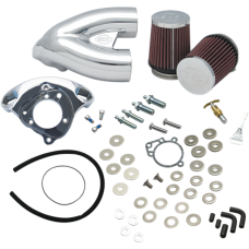 S&S Induction, Kit, Intake Runner, Super E/G, Chrome, 4-1/8″ Bore SS&SS T S&S V Series 170-0084