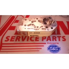 S&S Oil Pump, Assembly, Body, Polished, Billet, 1936-’72 bt 31-6048