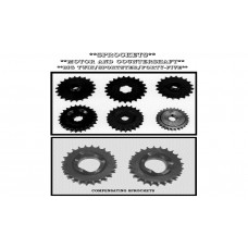 MOTOR SPROCKET, DUAL ROW *25-T* W-14-429-25