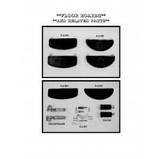 PADS,FOR FLOOR BOARDS *RUBBER* K-2-961