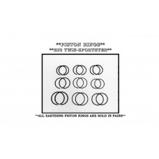 PISTON RING SET, *1000 C/C* H-7003-040