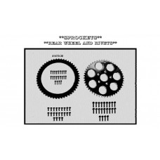 RIVETS & DOWELS *REAR SPROCKET* J-1-120