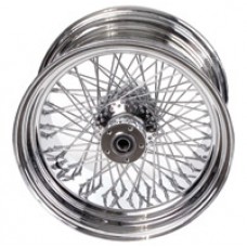 Chrome 80-Spoke Wheel Assembly for Wide Tire Applications, 18 x 5.50″ 06-151