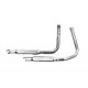 Paughco 1-3/4in. 38in. Long Staggered Dual Slash-cut Exhaust System Rigid Frame 724M