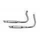 Paughco 1-3/4in. ‘Close Fit’ Staggered Dual Slash-cut Exhaust System 723-1M