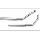 Paughco 1-3/4in. Over-The-Transmission 38in. Tapered Exhaust System Kickstart Only 730TM