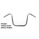 Paughco 13in. Dimpled Ape Hanger Handlebars I31