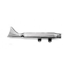 Paughco 22in. Long Front Fishtail Muffler for Softail 608-3F