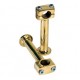 Paughco 5″ Post-Style Brass Risers for 1in. Handlebars 354BR