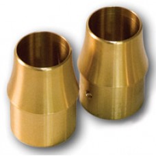 Paughco Brass Long Curve Exhaust Tips For 1-3/4in. Diameter Pipes 640A