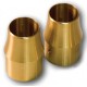 Paughco Brass Long Curve Exhaust Tips For 1-3/4in. Diameter Pipes 640A