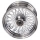 Paughco Chrome 80-Spoke Wheel Assembly for Wide Tire Applications, 18 x 5.50″ 06-150