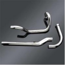 Paughco Independent Dual Headpipes for Kickstart Only 735B