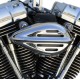 Paughco Ribbed with Slots Teardrop Air Cleaner for Bendix or Keihin Butterfly Carbs 701-201SB