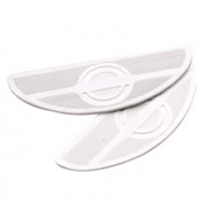 Paughco White Replacement Floorboard Rubbers 126-1