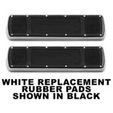 Paughco White Replacement Floorboard Rubbers 126D1