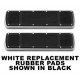 Paughco White Replacement Floorboard Rubbers 126D1