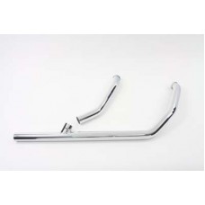 2 into 1 Exhaust Pipe Header Chrome 29-1158
