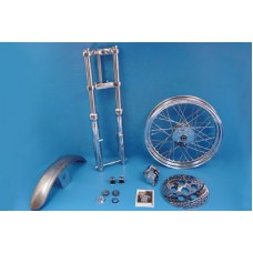 39mm Chrome Fork Assembly with 19
