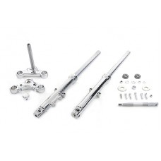 39mm Fork Assembly with Chrome Sliders Single Disc 24-8565