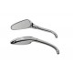 3D Style Mirror Set with Round Stems, Chrome 34-0350