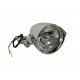4-1/2" Round Chrome Billet Headlamp 33-0659