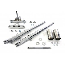41mm Fork Assembly with Chrome Sliders Stock Length 24-0514