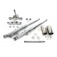 41mm Fork Assembly with Chrome Sliders Stock Length 24-0514