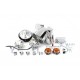 7" Headlamp Cowl Kit, Chrome 24-0502